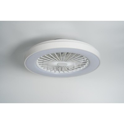 ΑΝΕΜΙΣΤΗΡΑΣ ΟΡΟΦΗΣ ΠΛΑΦΟΝΙΕΡΑ LED 40W ΜΕ ΦΩΣ CCT DIMMABLE + 6 ΤΑΧΥΤΗΤΕΣ