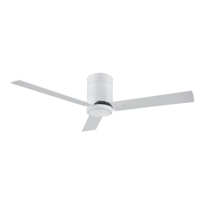 ΑΝΕΜΙΣΤΗΡΑΣ ΟΡΟΦΗΣ ΛΕΥΚΟΣ LED 15W ΜΕ ΦΩΣ CCT + 4 ΤΑΧΥΤΗΤΕΣ + ΤΗΛΕΧ/ΡΙΟ + ΧΡΟΝΟΔ/ΤΗ