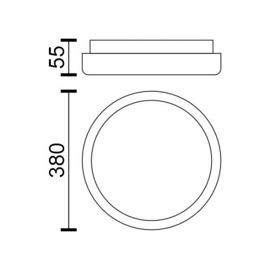 ΠΛΑΦΟΝΙΕΡΑ ΟΡΟΦΗΣ ΞΥΛΟ LED 27W 3000K Ø38 3273 ΠΛΑΦΟΝΙΕΡΑ ΟΡΟΦΗΣ ΞΥΛΟ LED 27W 3000K Ø38 3273