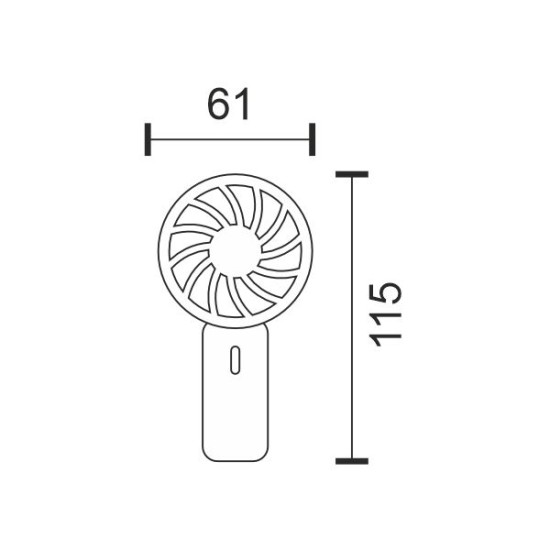 ΑΝΕΜΙΣΤΗΡΑΣ ΧΕΙΡΟΣ ΜΙΚΡΟΣ 3 ΤΑΧΥΤΗΤΩΝ ΜΕ ΚΑΛΩΔΙΟ ΦΟΡΤΙΣΗΣ ΑΝΕΜΙΣΤΗΡΑΣ ΧΕΙΡΟΣ ΜΙΚΡΟΣ 3 ΤΑΧΥΤΗΤΩΝ ΜΕ ΚΑΛΩΔΙΟ ΦΟΡΤΙΣΗΣ
