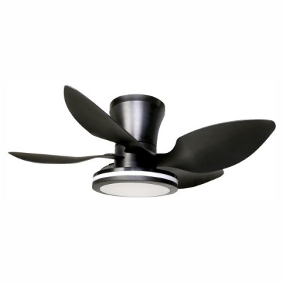 ΑΝΕΜΙΣΤΗΡΑΣ ΟΡΟΦΗΣ ΜΑΥΡΟΣ LED 24W ΜΕ ΦΩΣ CCT + ΤΗΛΕΧ/ΡΙΟ