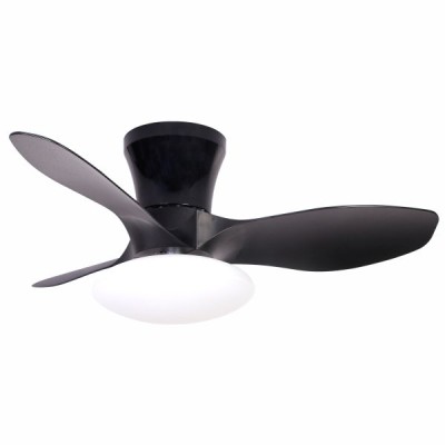 ΑΝΕΜΙΣΤΗΡΑΣ ΟΡΟΦΗΣ ΜΑΥΡΟΣ LED 24W ΜΕ ΦΩΣ CCT + ΤΗΛΕΧ/ΡΙΟ 