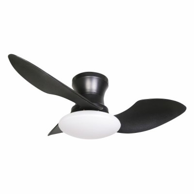 ΑΝΕΜΙΣΤΗΡΑΣ ΟΡΟΦΗΣ ΜΑΥΡΟΣ LED 24W ΜΕ ΦΩΣ CCT + ΤΗΛΕΧ/ΡΙΟ 