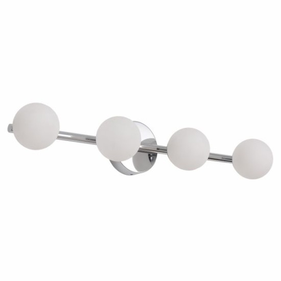 ΦΩΤΙΣΤΙΚΟ ΛΟΥΤΡΟΥ ΜΕ 4 ΓΛΟΜΠΑΚΙΑ LED 12W  CCT ΧΡΩΜΙΟ