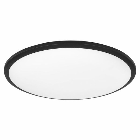 ΠΛΑΦΟΝΙΕΡΑ ΟΡΟΦΗΣ LED 36W 4000Κ ΜΑΥΡΗ ΣΤΡΟΓΓΥΛΗ ΣΤΕΓΑΝΗ