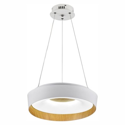 ΠΛΑΦΟΝΙΕΡΑ/ΚΡΕΜΑΣΤΟ  LED CCT 28W 3000K | 4000K | 6000K ΛΕΥΚΟ-ΞΥΛΟ 3336