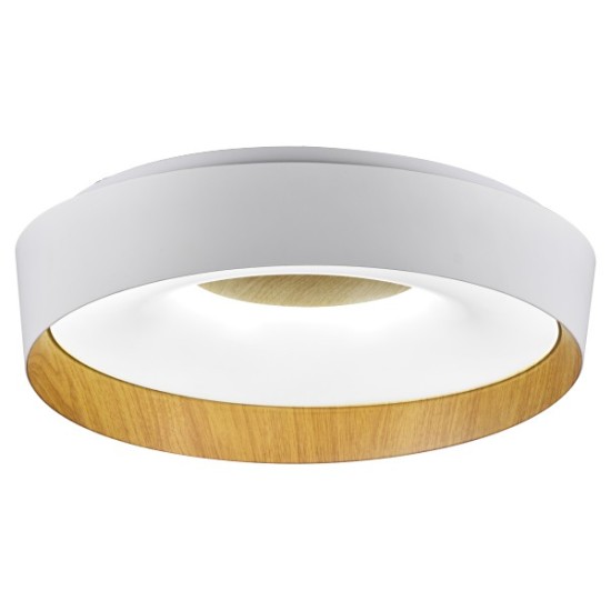 ΠΛΑΦΟΝΙΕΡΑ/ΚΡΕΜΑΣΤΟ  LED CCT 28W 3000K | 4000K | 6000K ΛΕΥΚΟ-ΞΥΛΟ 3336