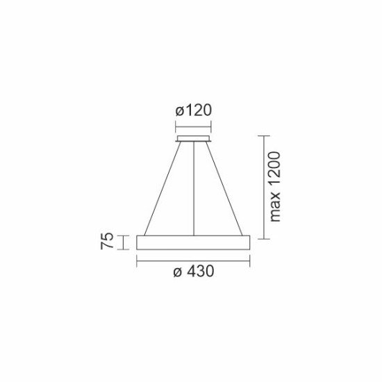 ΠΛΑΦΟΝΙΕΡΑ/ΚΡΕΜΑΣΤΟ  LED CCT 27W 3000K | 4000K | 6000K ΛΕΥΚΟ 3342