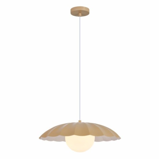 ΚΡΕΜΑΣΤΟ ΜΟΝΟΦΩΤΟ Ε27 ΜΠΕΖ/ΞΥΛΟ 