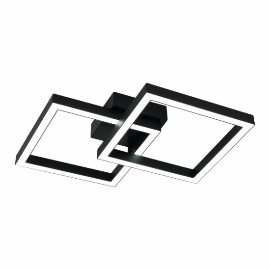 ΠΛΑΦΟΝΙΕΡΑ ΟΡΟΦΗΣ ΜΑΥΡΗ  LED CCT 26W 3000K | 4000K | 6000K ( 2 ΤΕΤΡΑΓΩΝΑ)