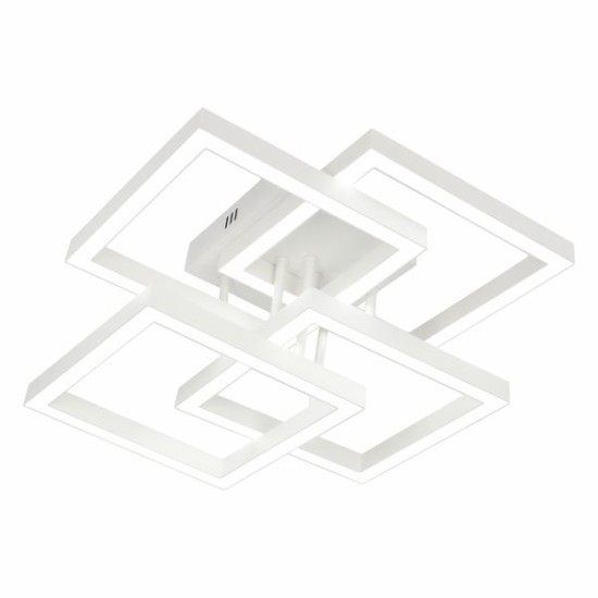 ΠΛΑΦΟΝΙΕΡΑ ΟΡΟΦΗΣ ΛΕΥΚΗ LED CCT 52W 3000K | 4000K | 6000K ( 4 ΤΕΤΡΑΓΩΝΑ)