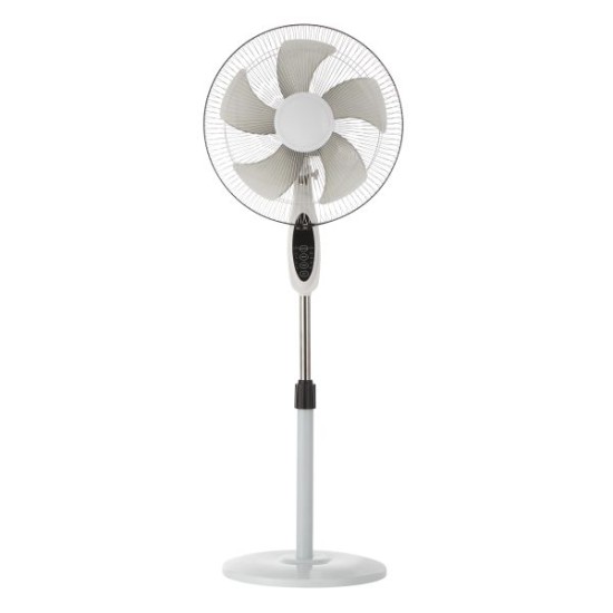 ΑΝΕΜΙΣΤΗΡΑΣ ΔΑΠΕΔΟΥ ΛΕΥΚΟΣ ΠΕΡΙΣΤΡΕΦΟΜΕΝΟΣ 45W ΜΕ 3 ΤΑΧΥΤΗΤΕΣ + ΤΗΛΕΧ/ΡΙΟ + ΧΡΟΝΟΔ/ΤΗΣ