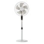 ΑΝΕΜΙΣΤΗΡΑΣ ΔΑΠΕΔΟΥ ΛΕΥΚΟΣ ΠΕΡΙΣΤΡΕΦΟΜΕΝΟΣ 45W ΜΕ 3 ΤΑΧΥΤΗΤΕΣ + ΤΗΛΕΧ/ΡΙΟ + ΧΡΟΝΟΔ/ΤΗΣ