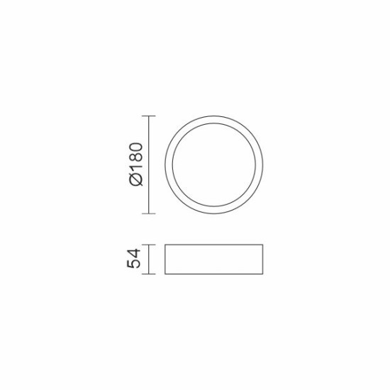 ΠΛΑΦΟΝΙΕΡΑ ΟΡΟΦΗΣ LED 18W CCT ΜΑΥΡΗ ΣΤΡΟΓΓΥΛΗ ΣΤΕΓΑΝΗ