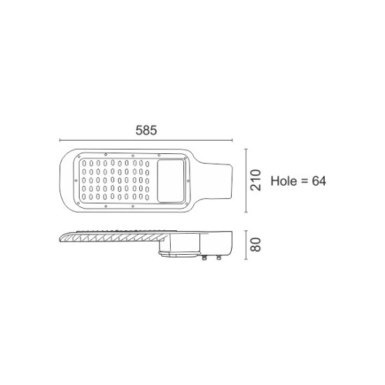 ΦΩΤΙΣΤΙΚΑ ΔΡΟΜΟΥ LED HPL 150W 4000K