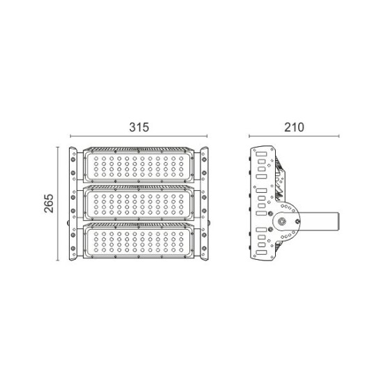 ΦΩΤΙΣΤΙΚΟ LED ΒΕΝΖΙΝΑΔΙΚΟΥ HPL 150W 6000K