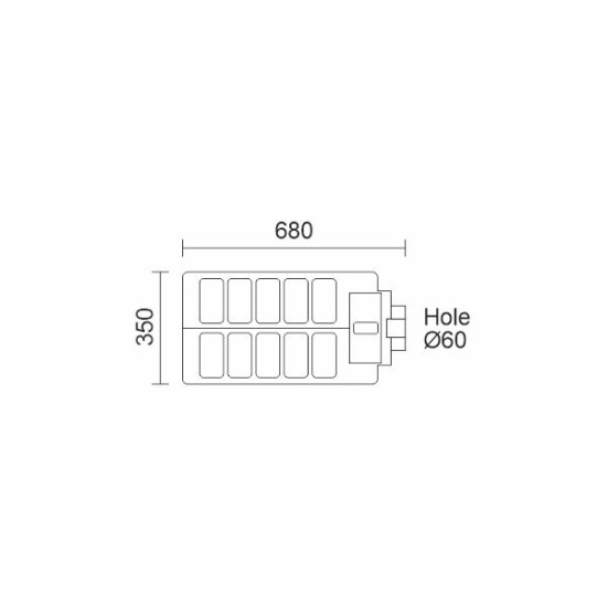 CCT ΗΛΙΑΚΟΣ ΠΡΟΒΟΛΕΑΣ LED ΜΕ ΤΗΛΕΧΕΙΡΙΣΤΗΡΙΟ 300W IP65