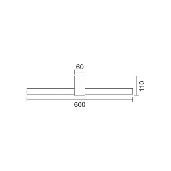 ΦΩΤΙΣΤΙΚΟ ΜΠΑΝΙΟΥ ΜΑΥΡΟ LED 14W CCT 1260 LUMEN 60CM 6522 ΦΩΤΙΣΤΙΚΟ ΜΠΑΝΙΟΥ ΜΑΥΡΟ LED 14W CCT 1260 LUMEN 60CM 6522