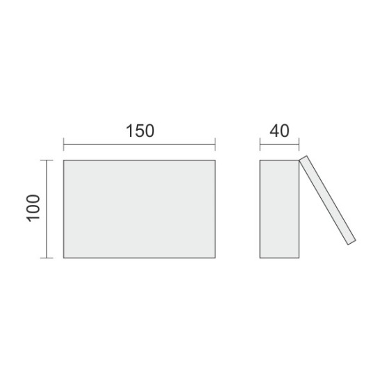 ΗΛΙΑΚΟ ΦΩΤΙΣΤΙΚΟ ΤΟΙΧΟΥ LED ΜΕ ΡΥΘΜΙΖΟΜΕΝΟ PANEL 2W 3000K