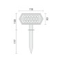 ΗΛΙΑΚΟ ΦΩΤΙΣΤΙΚΟ ΕΔΑΦΟΥΣ ΚΑΡΦΩΤΟ LED 4W 3000K IP65