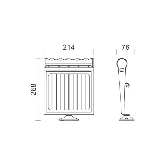 ΗΛΙΑΚΟΣ ΠΡΟΒΟΛΕΑΣ LED ΜΕ ΑΙΣΘΗΤΗΡΑ PIR 8W 6000K IP65