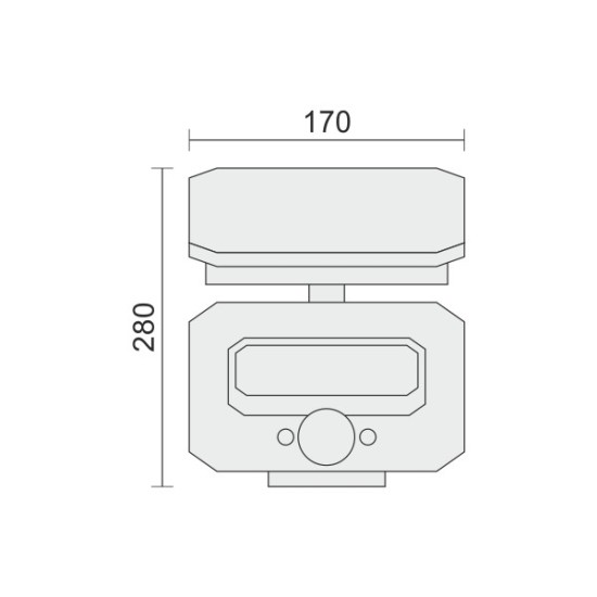 ΗΛΙΑΚΟΣ ΠΡΟΒΟΛΕΑΣ ΕΔΑΦΟΥΣ ΜΕ ΑΙΣΘΗΤΗΡΑ PIR 8W 6000K IP54 ΗΛΙΑΚΟΣ ΠΡΟΒΟΛΕΑΣ ΕΔΑΦΟΥΣ ΜΕ ΑΙΣΘΗΤΗΡΑ PIR 8W 6000K IP54