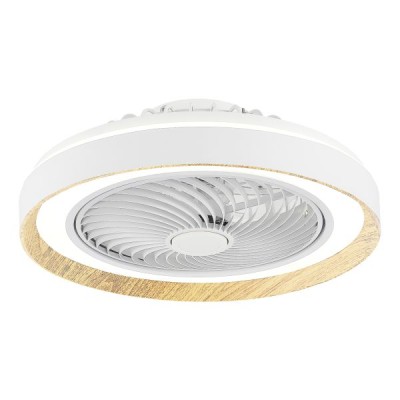 ΑΝΕΜΙΣΤΗΡΑΣ ΠΛΑΦΟΝΙΕΡΑ 44W ΞΥΛΟ ΜΕ ΦΩΣ DIMMABLE + ΤΗΛΕΧ/ΡΙΟ