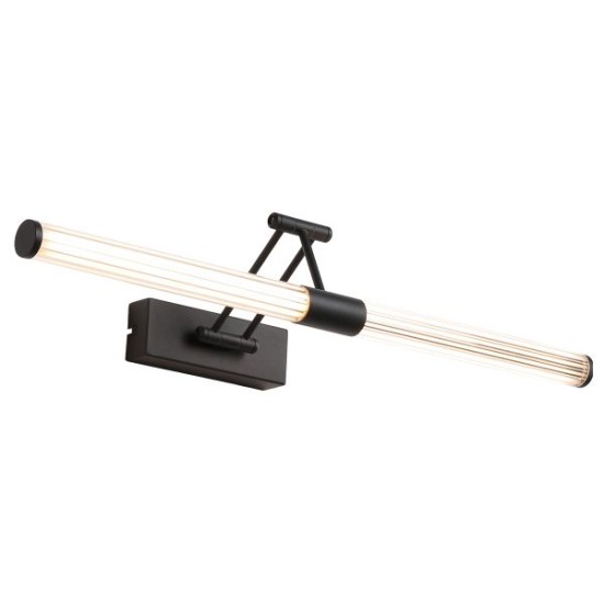 ΦΩΤΙΣΤΙΚΟ ΜΠΑΝΙΟΥ ΣΩΛΗΝΑ LED 18W 3000K ΜΑΥΡΟ 60CM 6844