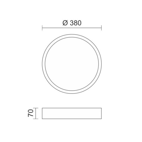ΠΛΑΦΟΝΙΕΡΑ ΟΡΟΦΗΣ LED ΠΑΙΔΙΚΟ ΚΟΥΝΕΛΑΚΙ CCT 2*24W 3000K | 4000K | 6000K