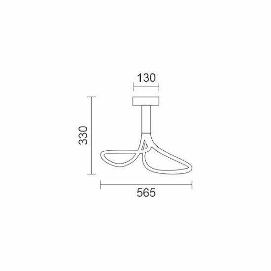 ΦΩΤΙΣΤΙΚΟ ΕΣΩΤΕΡΙΚΟΥ ΧΩΡΟΥ LED CCT 40W 3000K ΜΑΥΡΟ-ΞΥΛΟ