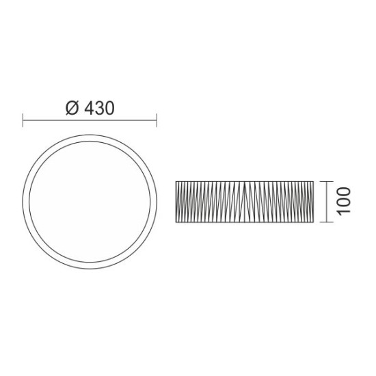 ΠΛΑΦΟΝΙΕΡΑ ΟΡΟΦΗΣ ΜΕ ΣΧΟΙΝΙ ΛΕΥΚΗ LED CCT 18W 3000K | 4000K | 6000K Ø43 ΠΛΑΦΟΝΙΕΡΑ ΟΡΟΦΗΣ ΜΕ ΣΧΟΙΝΙ ΛΕΥΚΗ LED CCT 18W 3000K | 4000K | 6000K Ø43