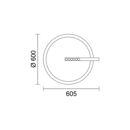 ΚΡΕΜΑΣΤΟ ΦΩΤΙΣΤΙΚΟ ΣΤΡΟΓΓΥΛΟ LED 40W 3000K ΛΕΥΚΟ ΚΡΕΜΑΣΤΟ ΦΩΤΙΣΤΙΚΟ ΣΤΡΟΓΓΥΛΟ LED 40W 3000K ΛΕΥΚΟ