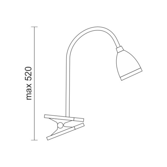 ΦΩΤΙΣΤΙΚΟ LED ΓΡΑΦΕΙΟΥ 5W 4000K
