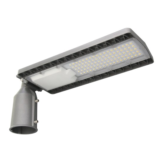 ^LED STREET LUMINAIRE 120W 16000LM 3000K 150Χ75˚ CLASS II 230V AC IP66
