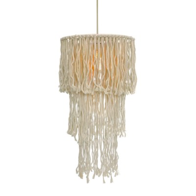 ΚΡΕΜΑΣΤΟ ΦΩΤΙΣΤΙΚΟ 1ΧΕ27  ΛΕΥΚΟ ΜΑΛΛΙΝΟ D40XH180CM