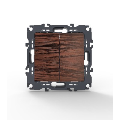 PRIME ΔΙΑΚΟΠΤΗΣ ΚΟΜΜΥΤΑΤΕΡ ΜΕ ΚΛΙΠ 1+1P 10AX 250VAC IP20 ΞΥΛΟ