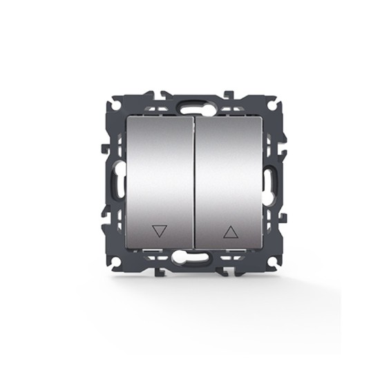 PRIME ΔΙΑΚΟΠΤΗΣ ΡΟΛΛΩΝ ΜΕ ΚΛΙΠ 1-1P 10AX 250VAC IP20 MAT ΑΛΟΥΜΙΝΙΟ