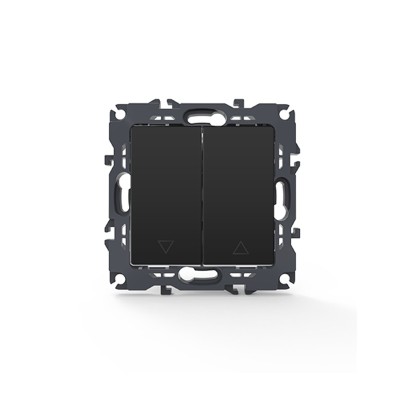 PRIME ΔΙΑΚΟΠΤΗΣ ΡΟΛΛΩΝ ΜΕ ΚΛΙΠ 1-1P 10AX 250VAC IP20 MAT ΑΝΘΡΑΚΙ