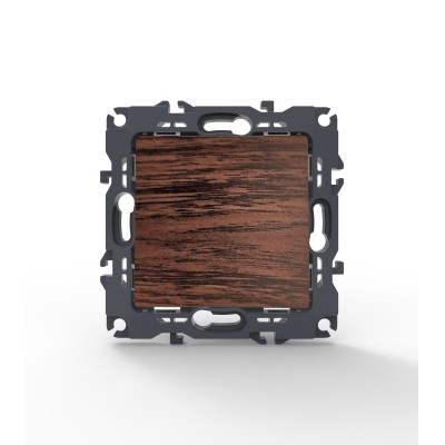 PRIME ΜΠΟΥΤΟΝ ΑΠΛΟ ΜΕ ΚΛΙΠ 1P 10A 250VAC IP20 ΞΥΛΟ