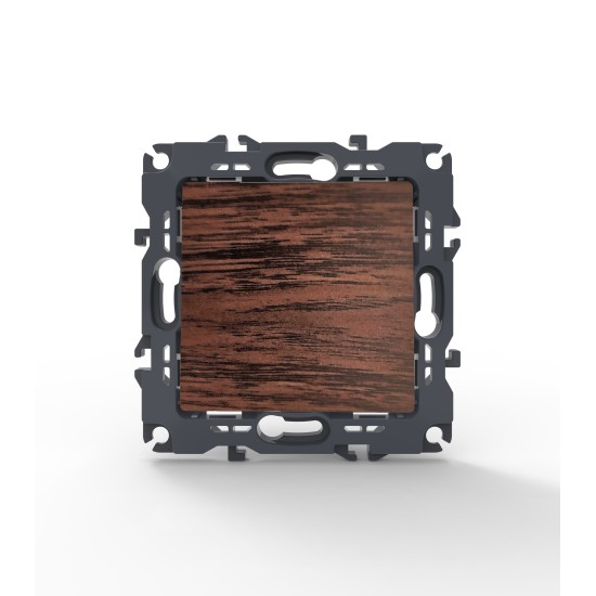 PRIME ΜΠΟΥΤΟΝ ΑΠΛΟ ΜΕ ΚΛΙΠ 1P 10A 250VAC IP20 ΞΥΛΟ