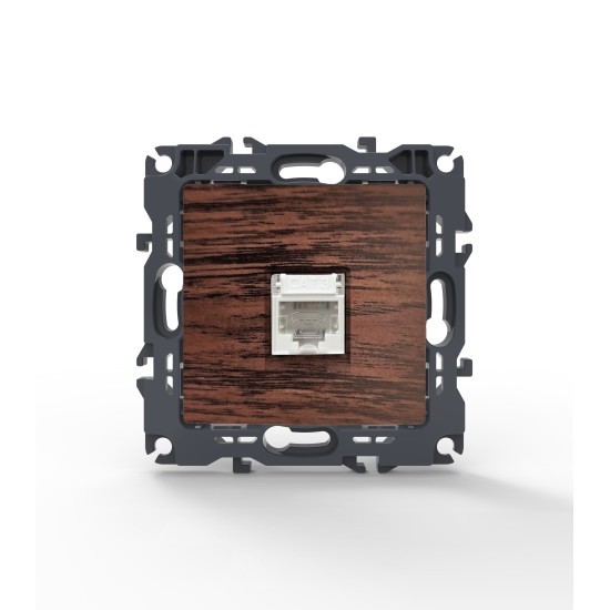 PRIME ΠΡΙΖΑ ΤΗΛΕΦΩΝΟΥ 1xRJ11 CAT3 IP20 ΞΥΛΟ