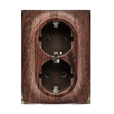 PRIME ΠΡΙΖΑ ΣΟΥΚΟ ΑΣΦΑΛΕΙΑΣ 2x2P+E 16A 250VAC IP20 ΞΥΛΟ