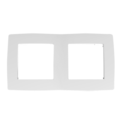 PRIME ΠΛΑΙΣΙΟ 2 ΘΕΣΕΩΝ IP20 ΛΕΥΚΟ