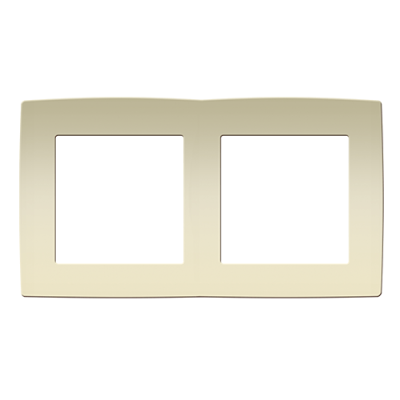 PRIME ΠΛΑΙΣΙΟ 2 ΘΕΣΕΩΝ IP20 ΙΒΟΥΑΡ PRIME ΠΛΑΙΣΙΟ 2 ΘΕΣΕΩΝ IP20 ΙΒΟΥΑΡ