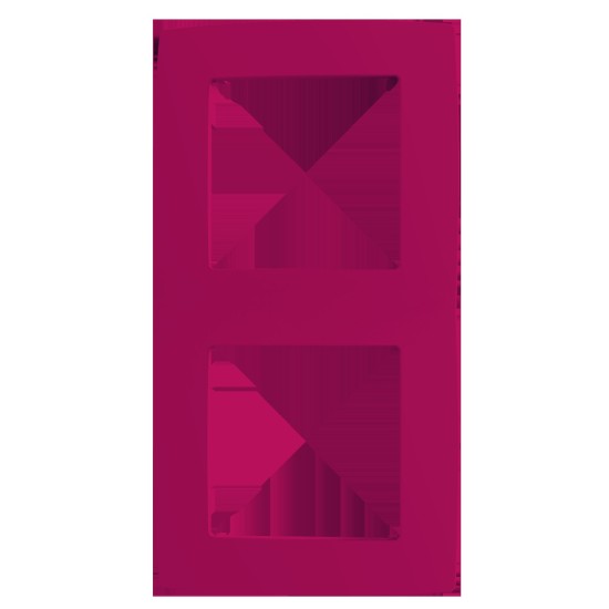 PRIME ΠΛΑΙΣΙΟ 2 ΘΕΣΕΩΝ IP20 ΡΟΖ