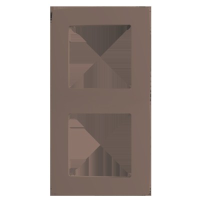 PRIME ΠΛΑΙΣΙΟ 2 ΘΕΣΕΩΝ IP20 ΕΚΡΟΥ