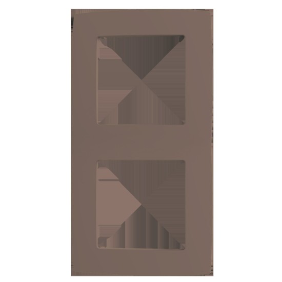 PRIME ΠΛΑΙΣΙΟ 2 ΘΕΣΕΩΝ IP20 ΕΚΡΟΥ