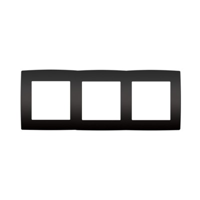 PRIME ΠΛΑΙΣΙΟ 3 ΘΕΣΕΩΝ IP20 MAT ΑΝΘΡΑΚΙ