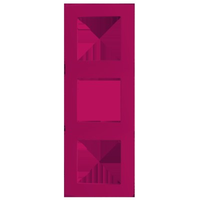 PRIME ΠΛΑΙΣΙΟ 3 ΘΕΣΕΩΝ IP20 ΡΟΖ