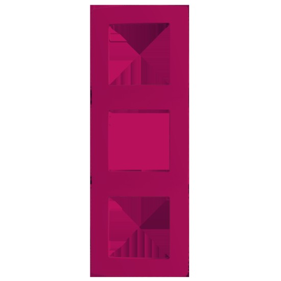 PRIME ΠΛΑΙΣΙΟ 3 ΘΕΣΕΩΝ IP20 ΡΟΖ